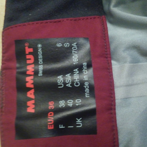 Mammut ski pants maroon - Picture 5 of 10